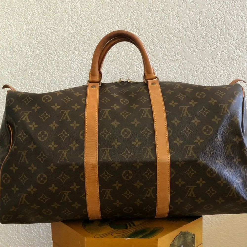 Authentic LV Keepal 50 Duffel Bag